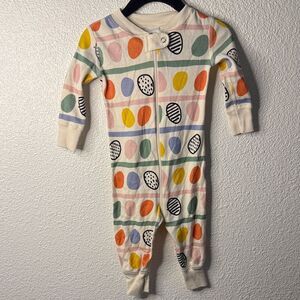 Hanna Andersson Colorful Waster are Striped Kids one piece- size 6-12 months